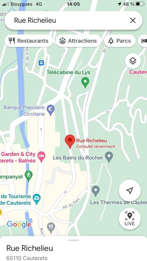 Appart 6 Pers Renove En Plein Coeur De Cauterets Eksteriør bilde