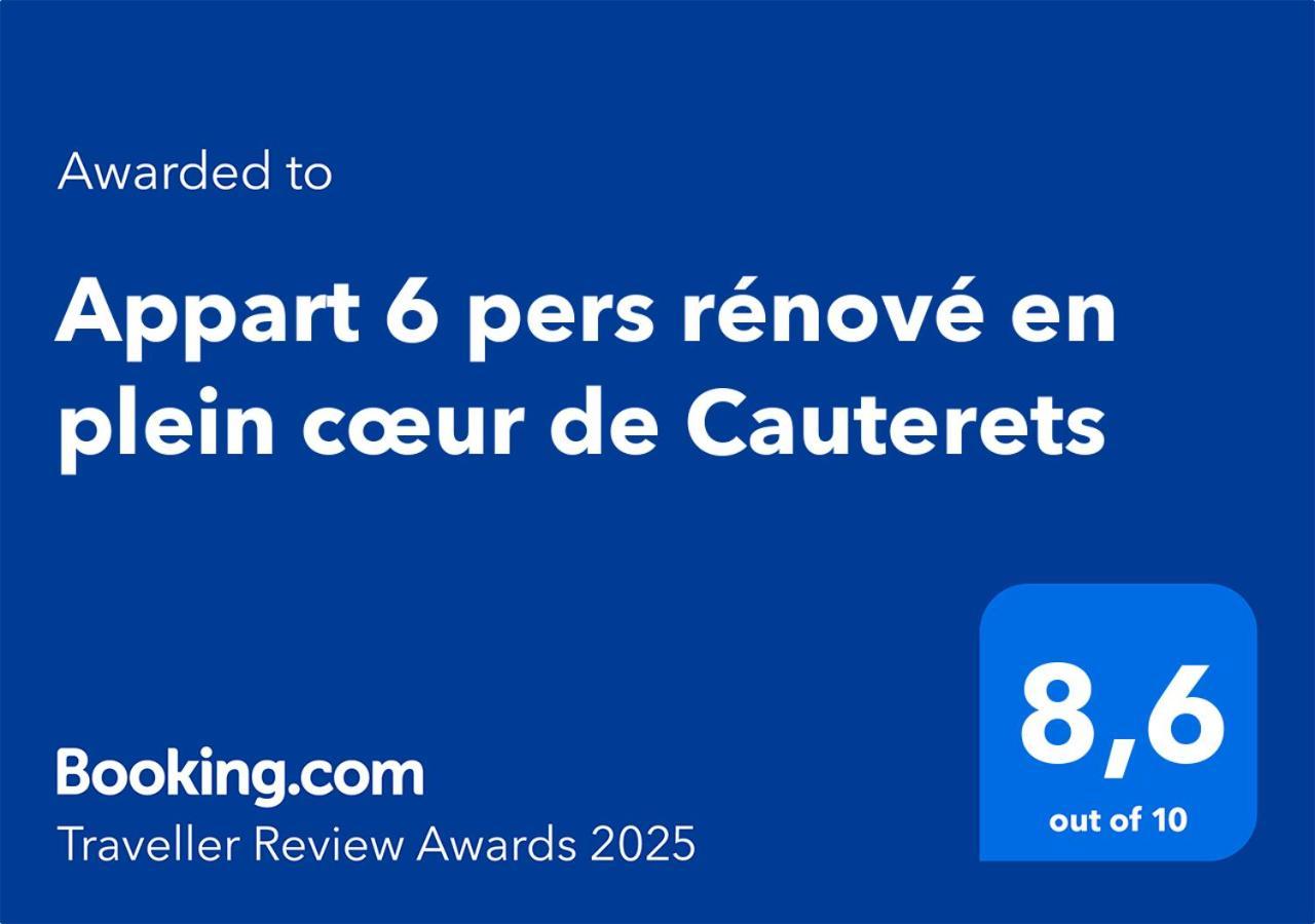 Appart 6 Pers Renove En Plein Coeur De Cauterets Eksteriør bilde